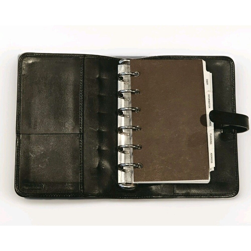 Vintage New Coach Leather Pony Hair Day Planner Circa 2001 W/New Unused Inserts - Picture 6 of 16